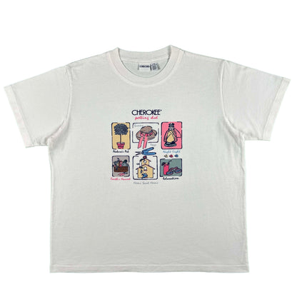 90s Cherokee potting shed Gardening Tee- L