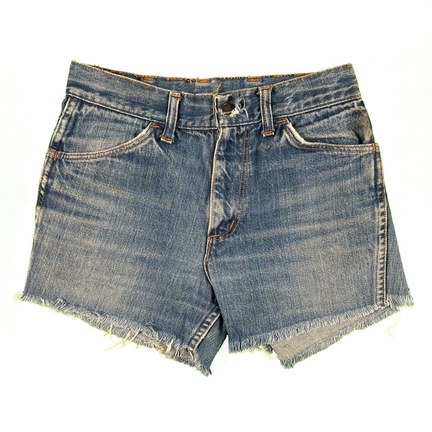 60s Sears Cut Off Denim Shorts- 27x3.5