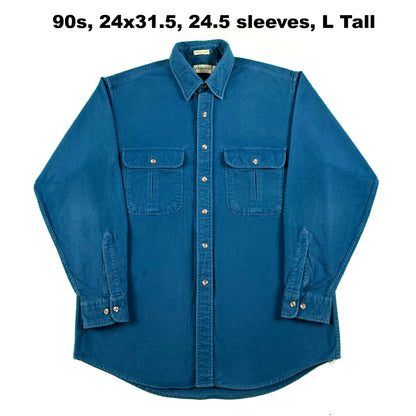 Vintage 100% Cotton Chamois Shirts- SELECT SHIRT
