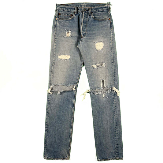 80s Nicely Thrashed Levi's 501 Denim- 30x34