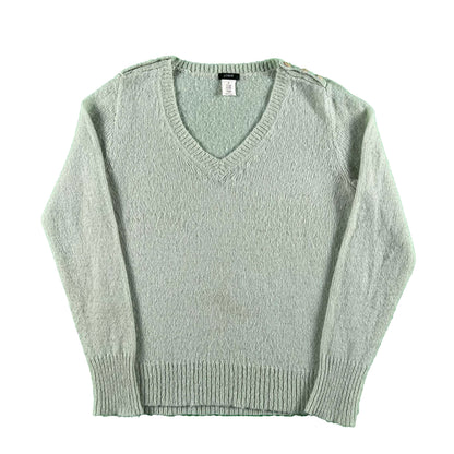 J.Crew Matcha Green Mohair Sweater- S