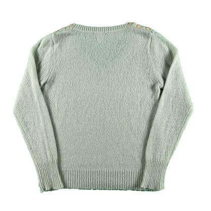 J.Crew Matcha Green Mohair Sweater- S