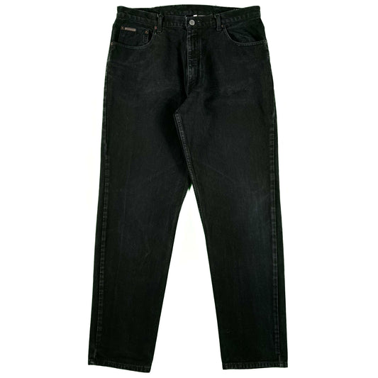 90s Faded Black Calvin Klein Jeans- 35x32.5