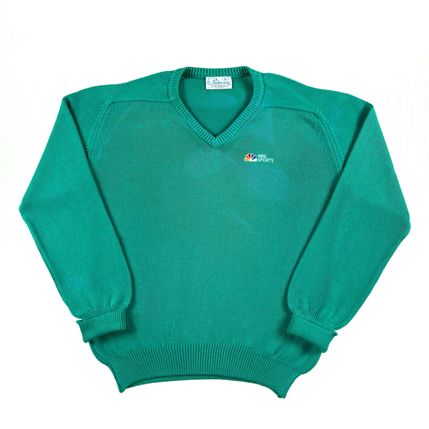 70s Sun Faded NBC Sports Sweater- L