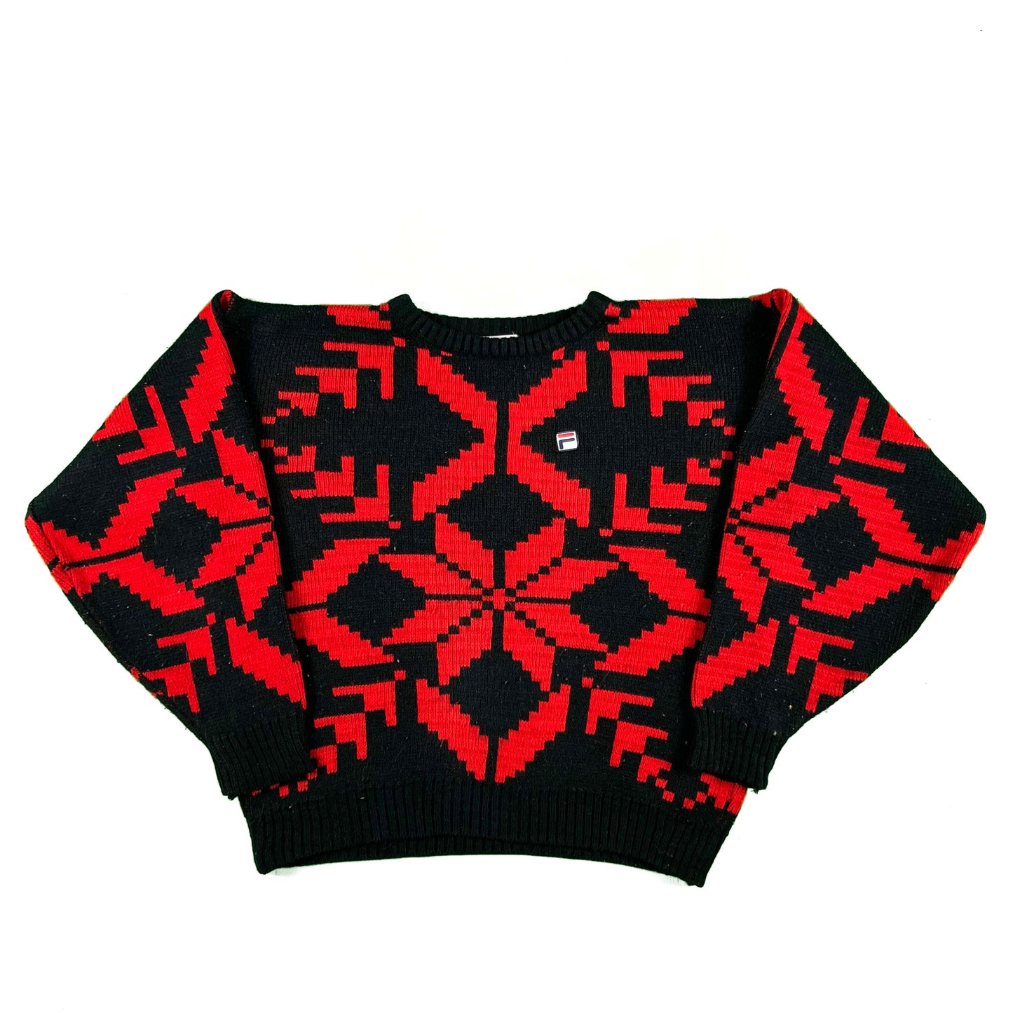 80s FILA Novelty Vibe Sweater- M