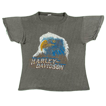 70s Harley Davidson Bald Eagle Tee- S