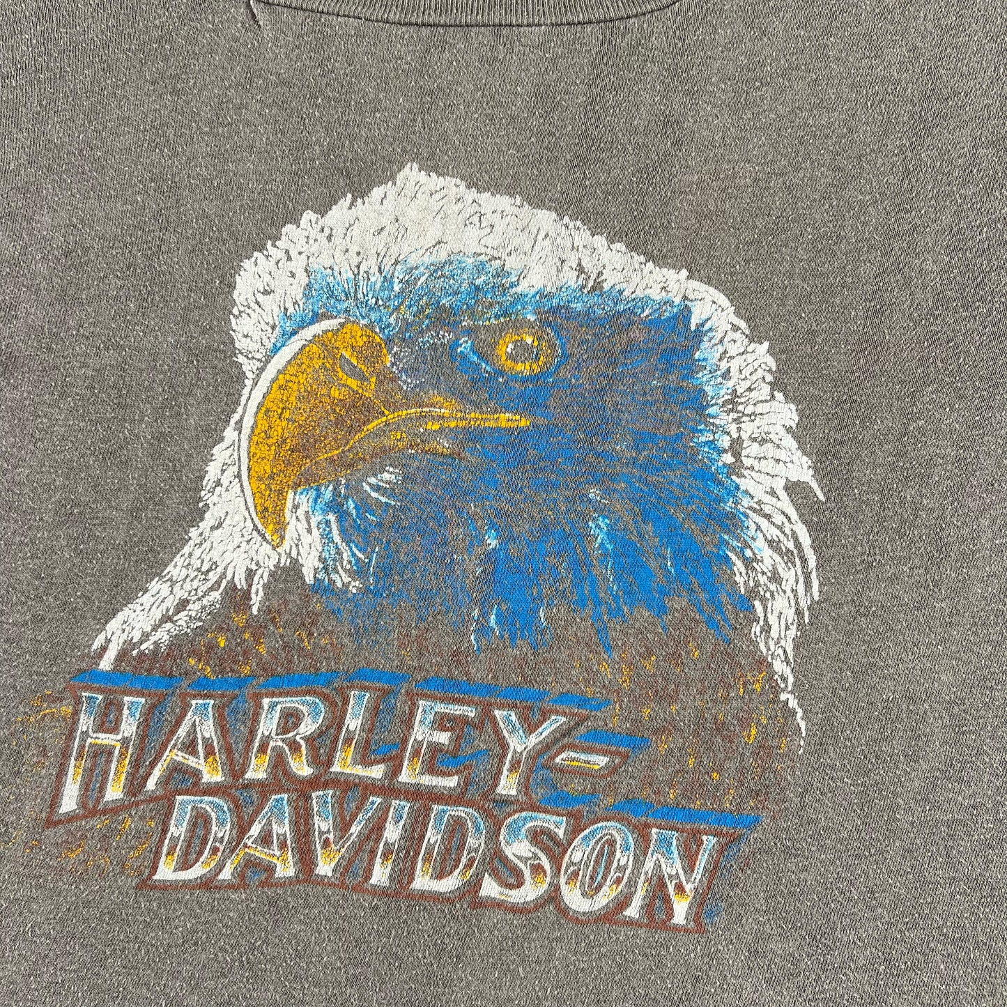 70s Harley Davidson Bald Eagle Tee- S