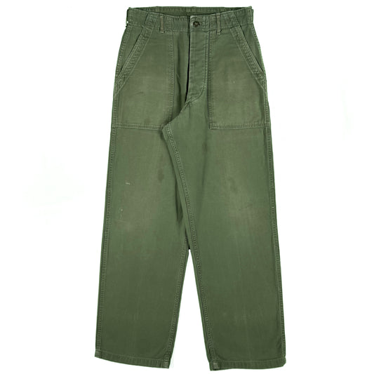 70s OG-107 Army Trousers- 27x30