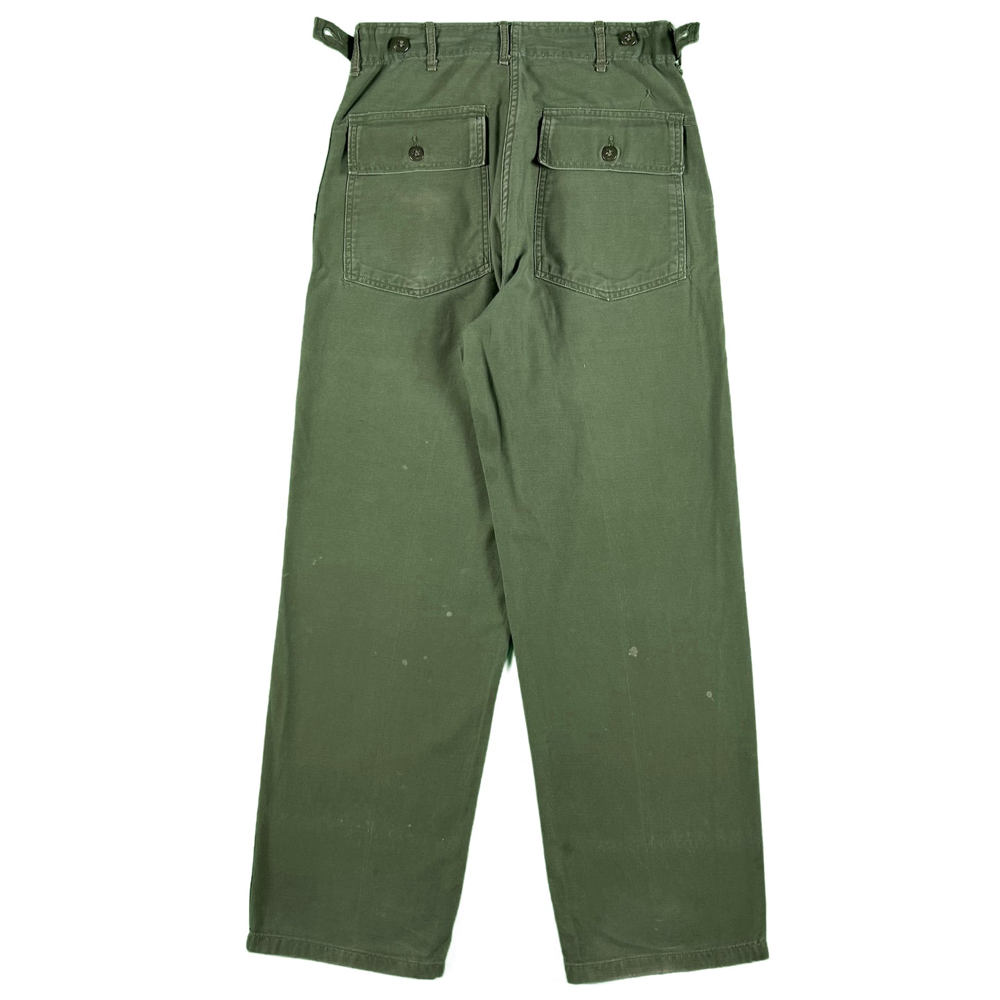 70s OG-107 Army Trousers- 27x30