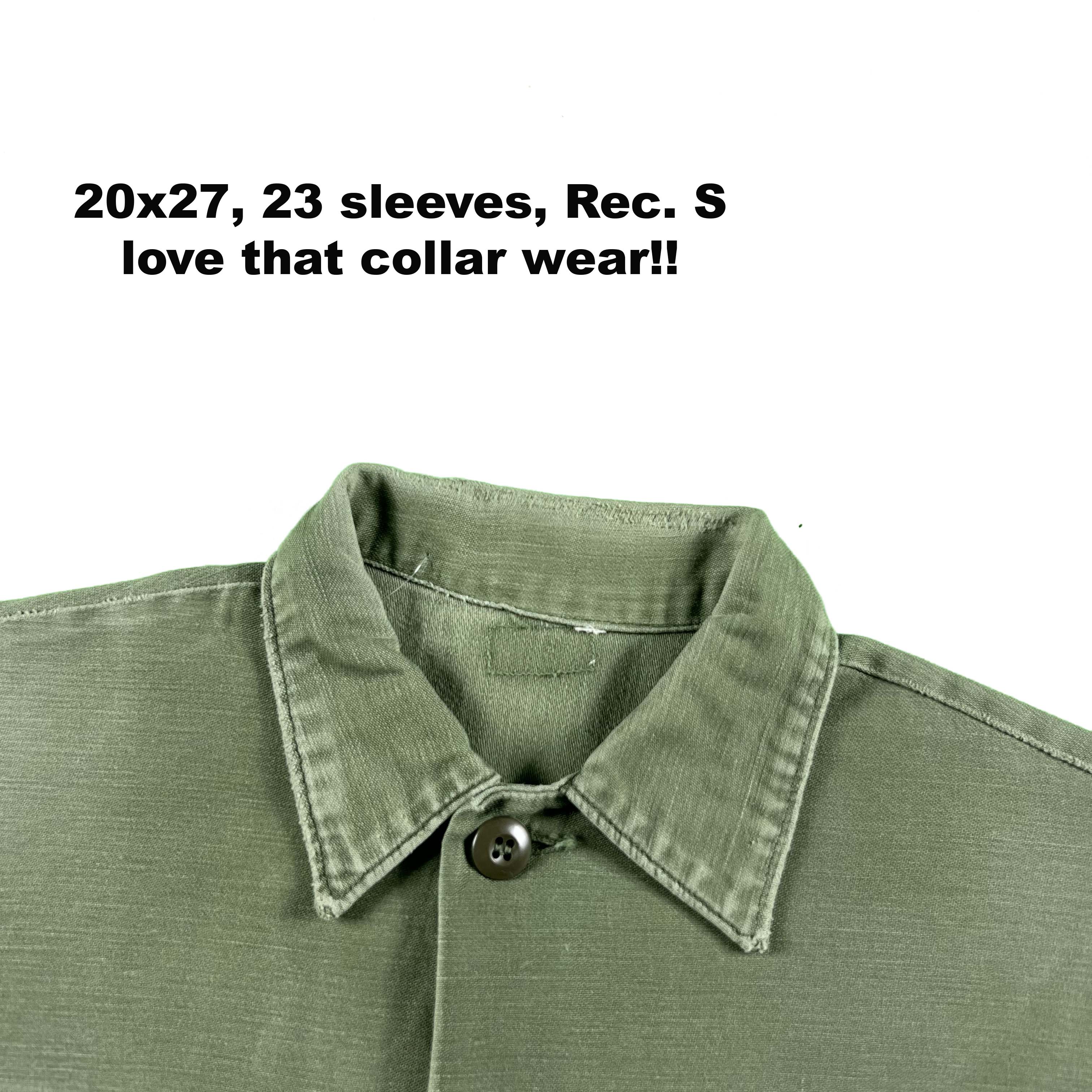 60s/70s US Army OG-107 Utility Shirts- SELECT SHIRT – Plum Garments