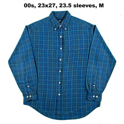 Vintage Gap 100% Cotton Flannel Shirts- SELECT SHIRT