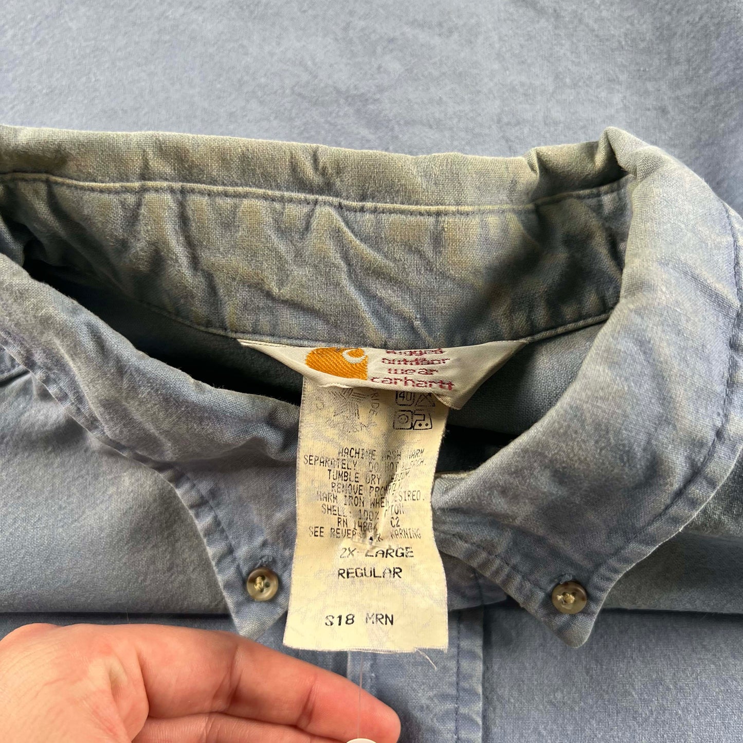 Vintage Carhartt 100% Cotton Work Shirts- SELECT SHIRT