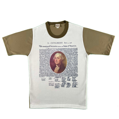 70s Declaration of Independence Photoprint Tee- S