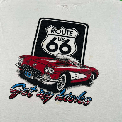 90s Boxy AF Route 66 'Got My Kicks' Tee- XL