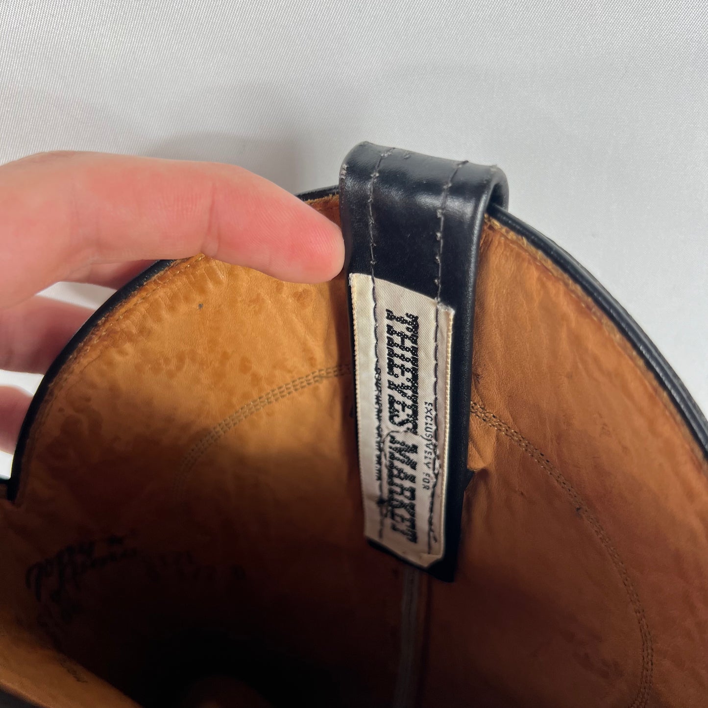 70s/80s Black Tony Lama Cowboy Boots- M's 9.5, W's 11