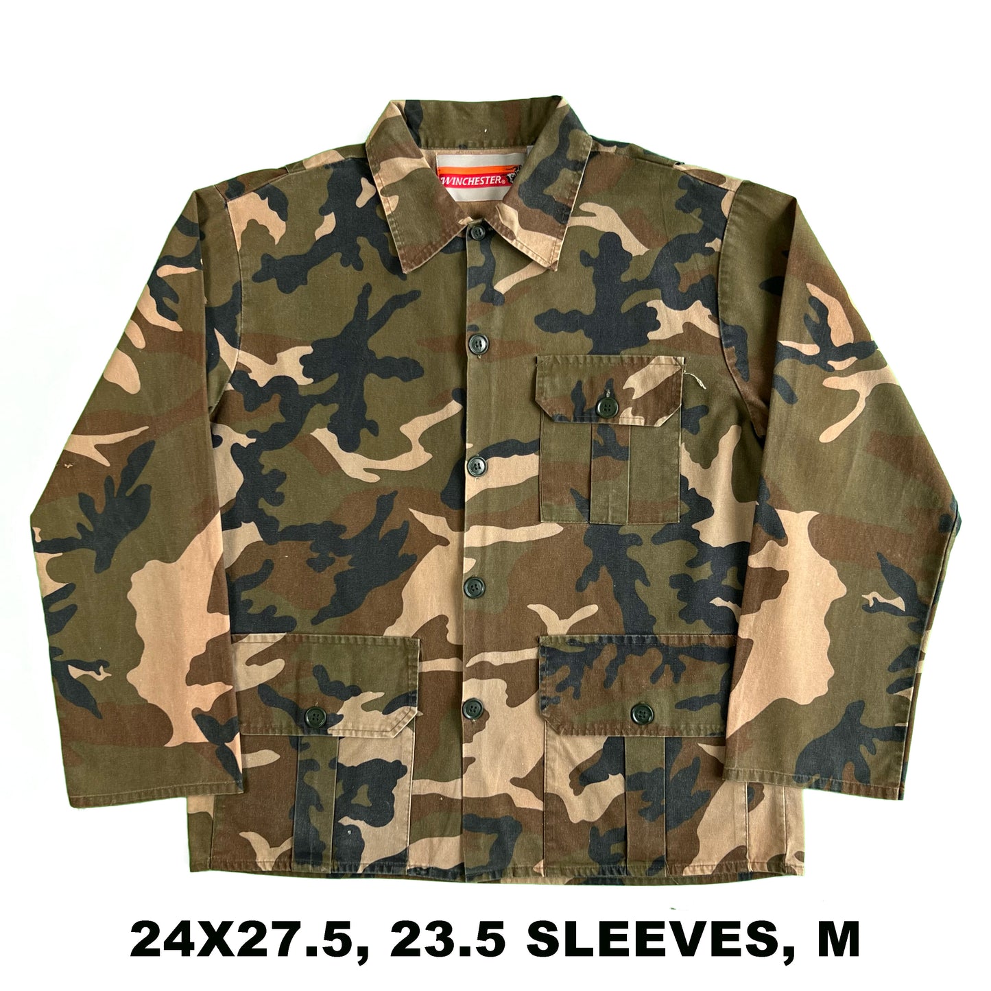 Vintage Camo Utility Shirt- M,L,XL,XXL