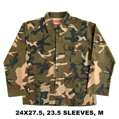 Vintage Camo Utility Shirt- M,L,XL,XXL