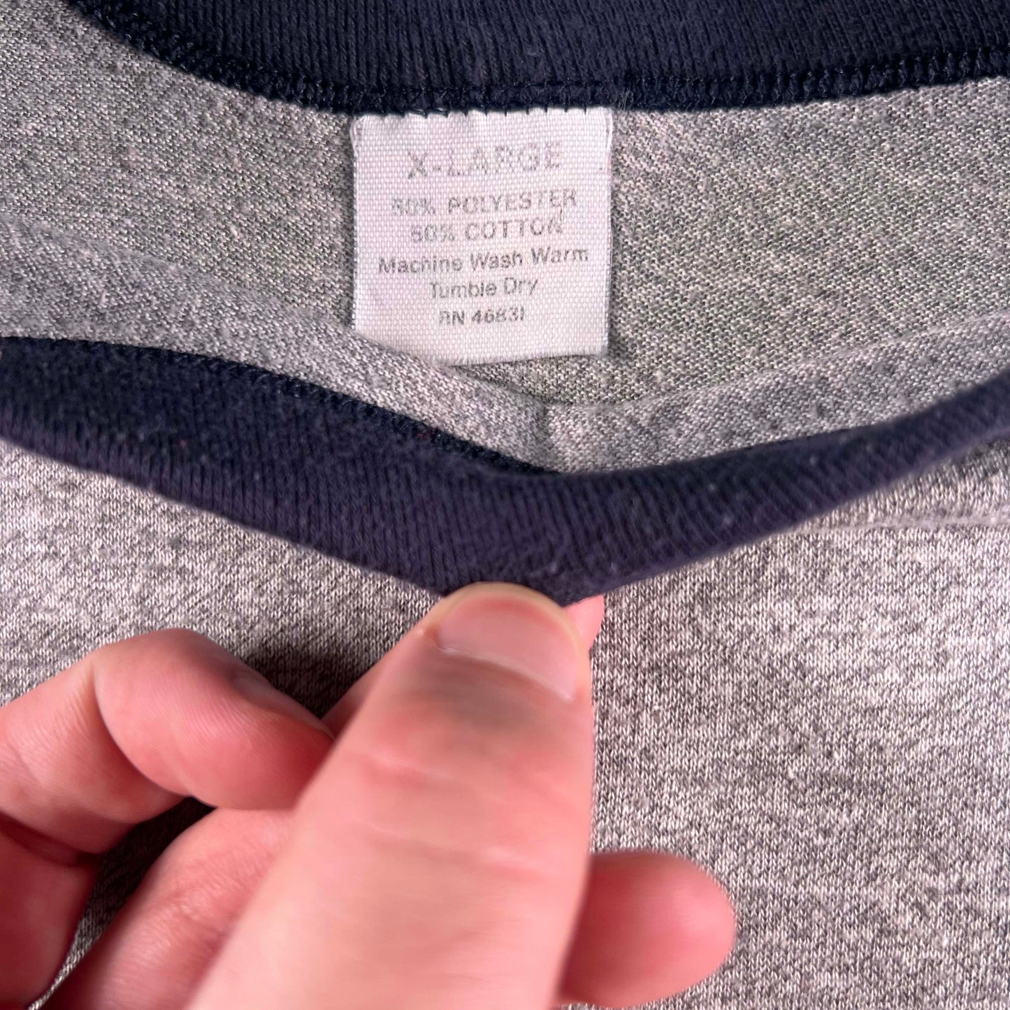 80s University of Arizona Raglan Tee- XL