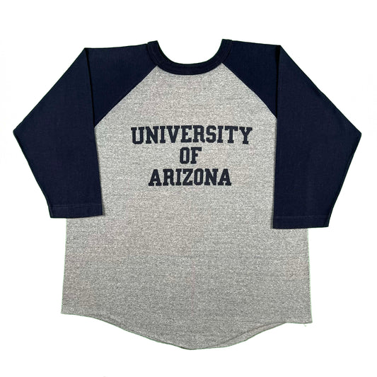 80s University of Arizona Raglan Tee- XL