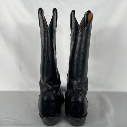 70s/80s Black Tony Lama Cowboy Boots- M's 9.5, W's 11