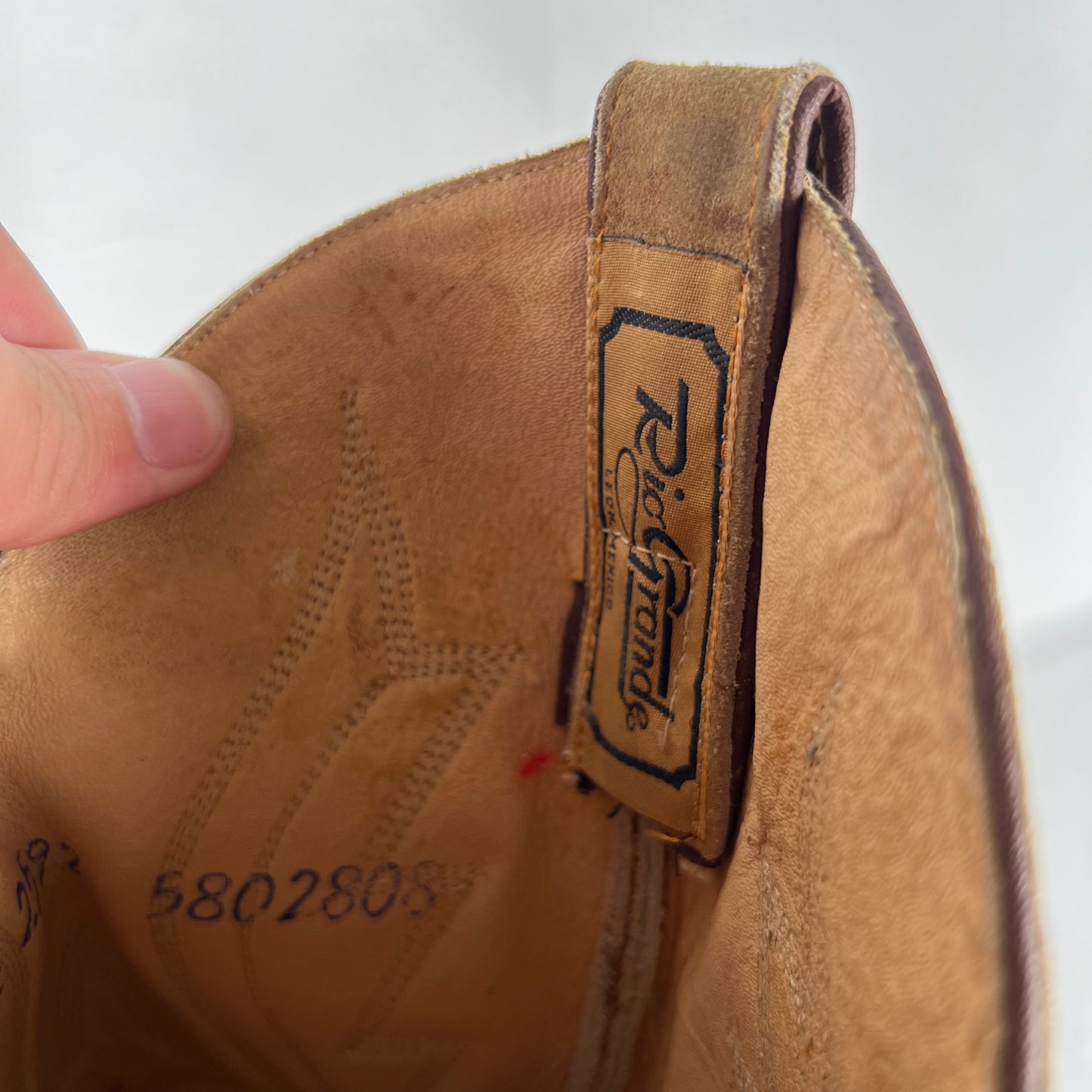 70s Rio Grand Suede Cowboy Boots- M's 10.5, W's 12