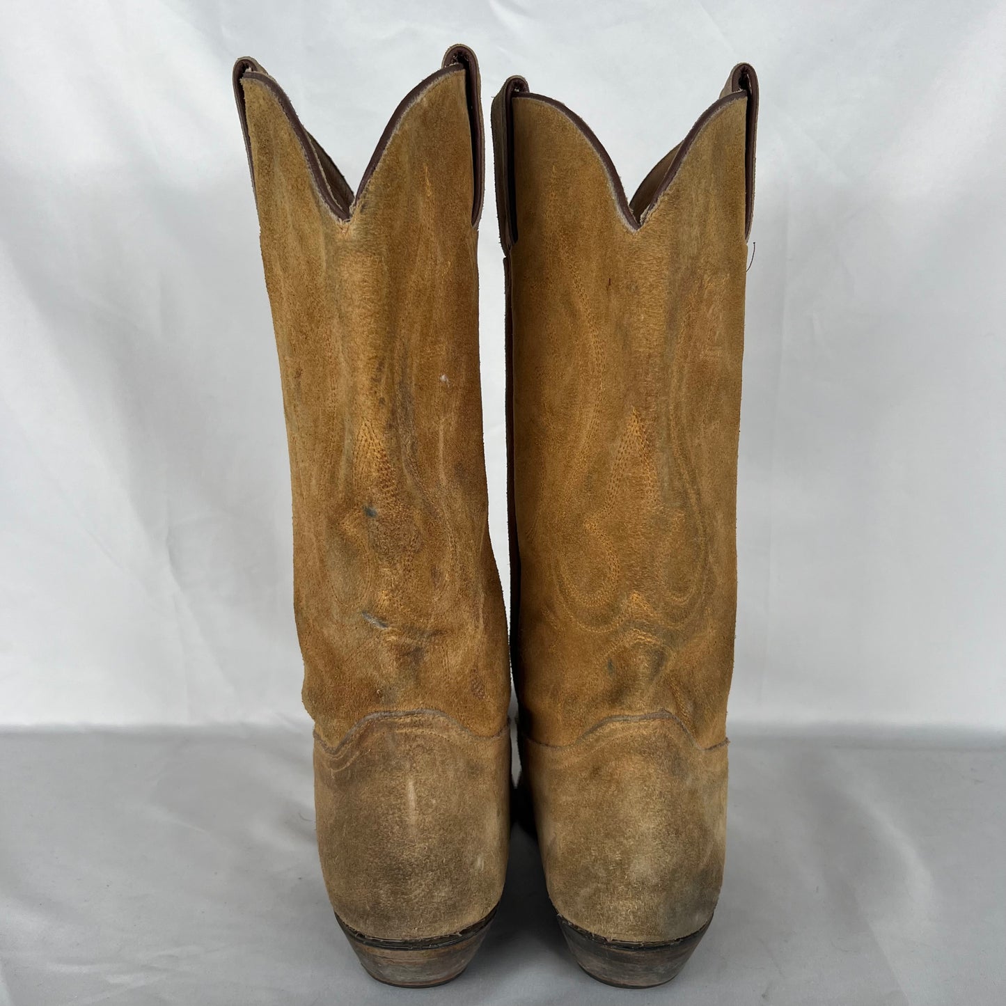 70s Rio Grand Suede Cowboy Boots- M's 10.5, W's 12