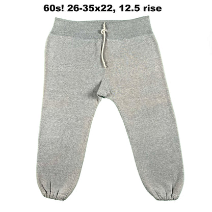 Vintage 1960s-1980s Gusseted Sweatpants- SELECT PAIR