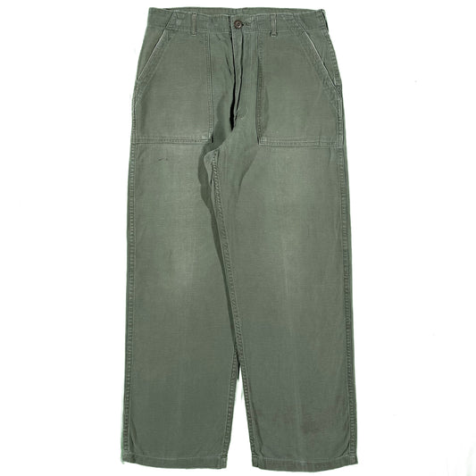 70s OG-107 Army Trousers- 32x29