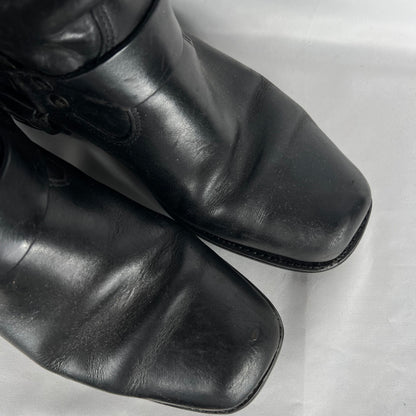 90s Harley Davidson Black Moto Harness Boots- M's 10.5, W's 12
