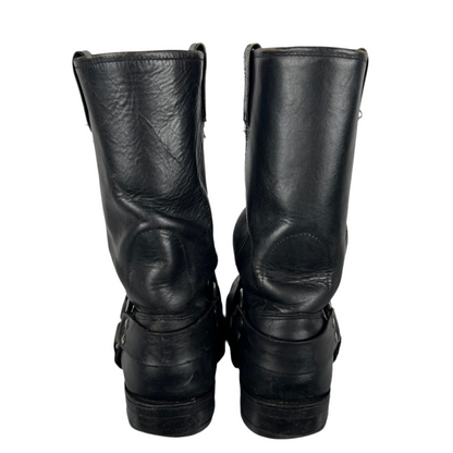 90s Harley Davidson Black Moto Harness Boots- M's 10.5, W's 12