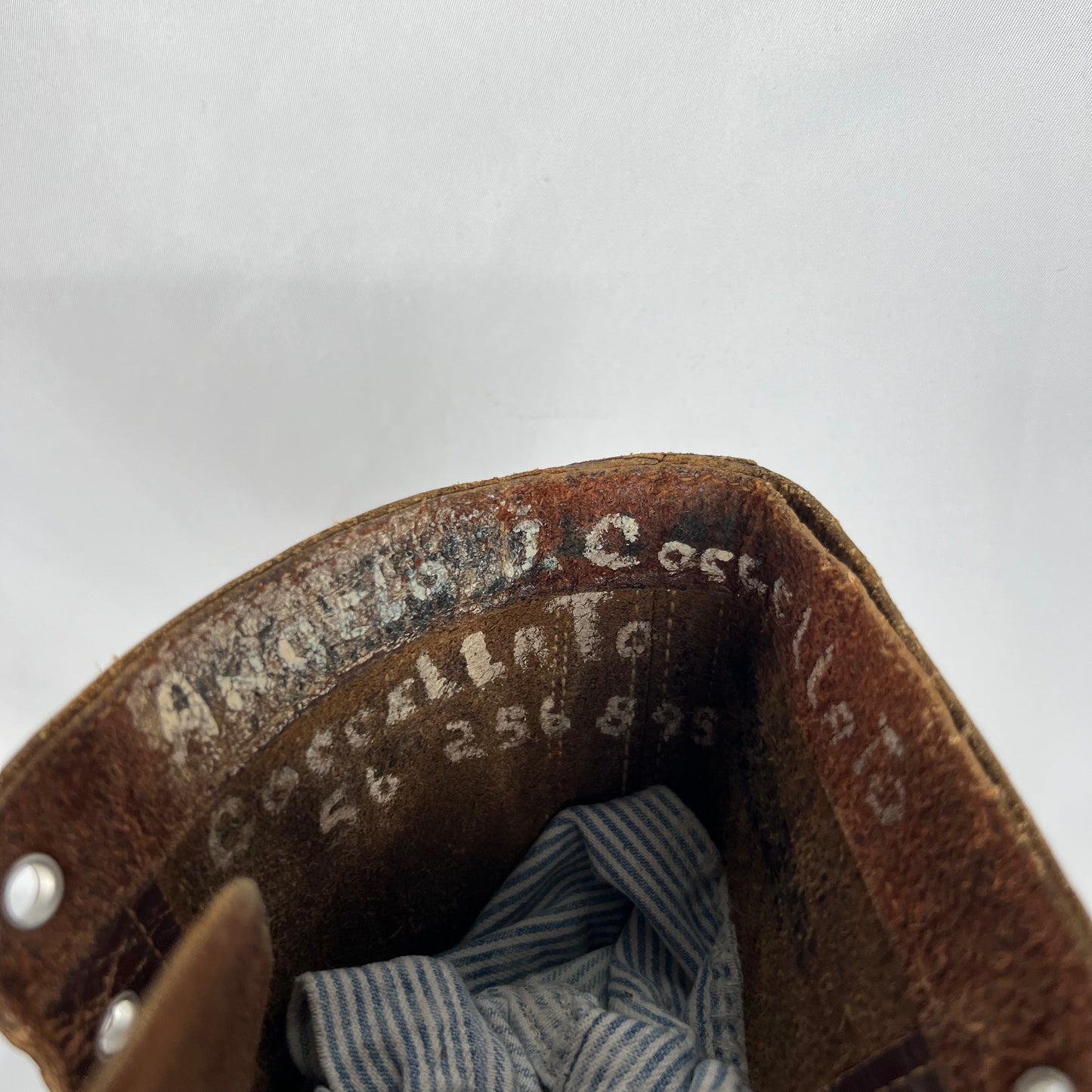 50s Patina Brown Combat Jumper Boots- M's 9, W's 10.5