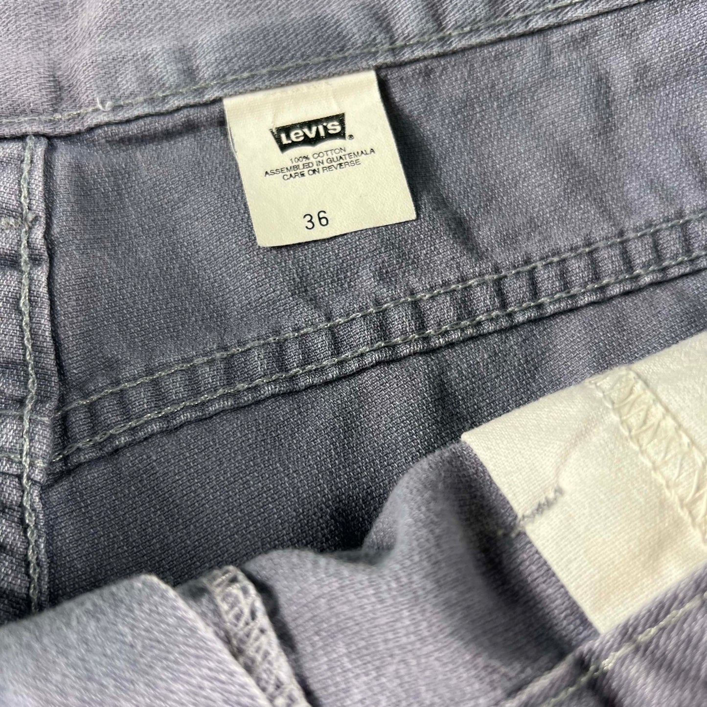 90s Purple Levi's Carpenter Shorts- 34x9.5