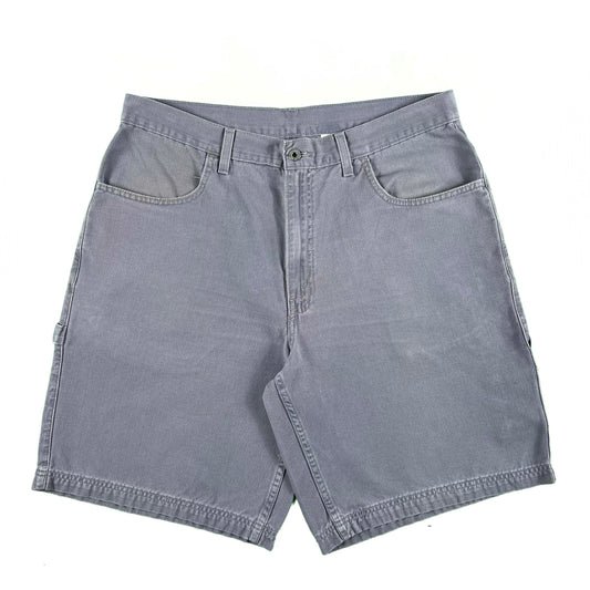 90s Purple Levi's Carpenter Shorts- 34x9.5