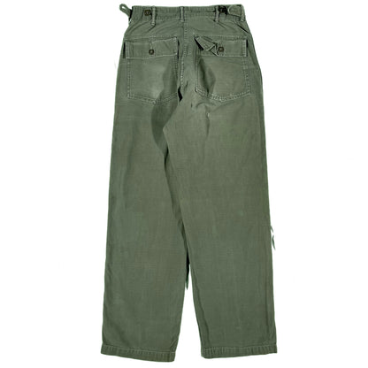 70s OG-107 Army Trousers- 28x29.5