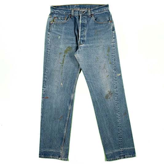 90s Slightly Painted Levi's 501 Denim- 30x30