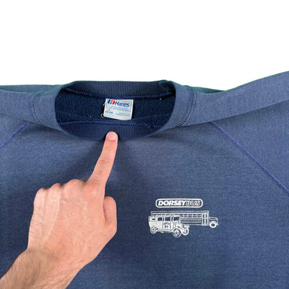 80s Sun Faded Dorsey Bus Sweatshirt- L