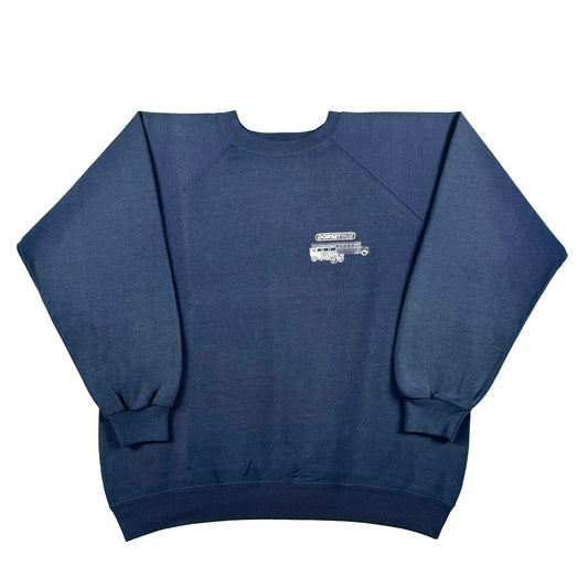 80s Sun Faded Dorsey Bus Sweatshirt- L