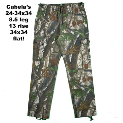 Vintage Baggy Camo Cargo Pants- SELECT PAIR
