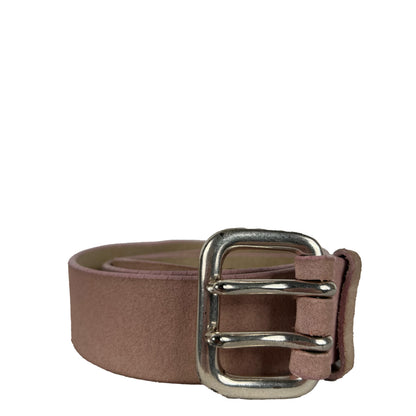 00s Express Cracked Pig Pink Leather Belt- S