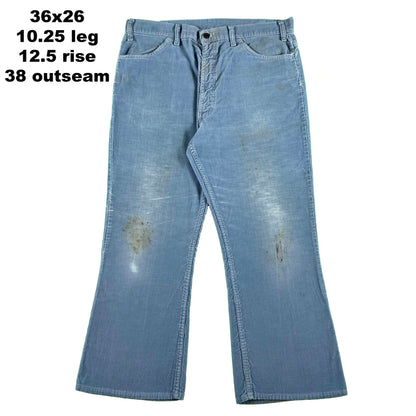 70s Levi's 646 Flared Corduroy Pants- SELECT PAIR