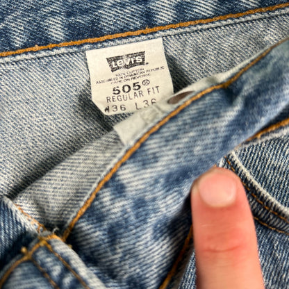 90s Chopped Levi's 505s Jorts- 35x12