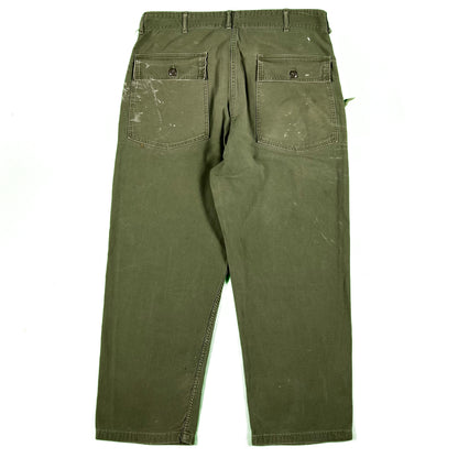 60s Repaired OG-107 Army Trousers- 34x28