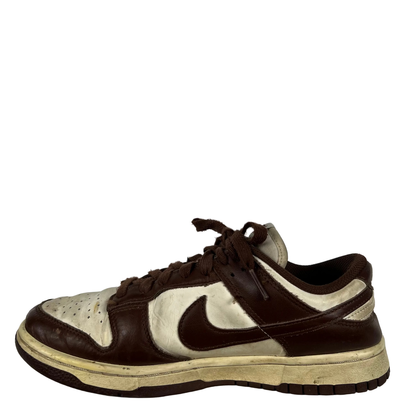 Brown & White Nike Dunks- M's 7, W's 8.5