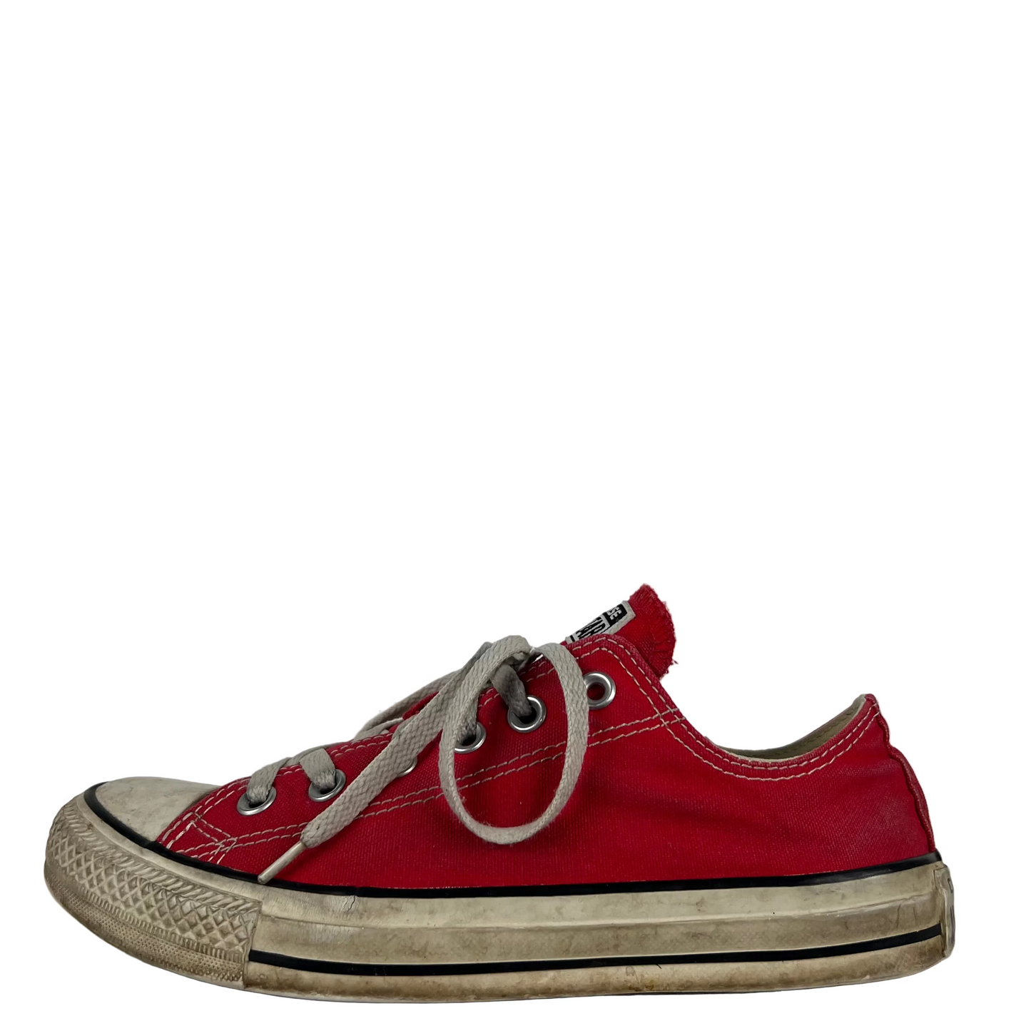 Faded Red Converse- M's 6, W's 7.5