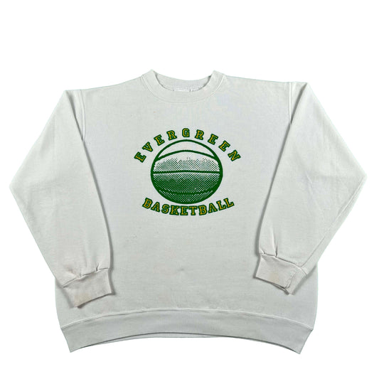 80s Evergreen Basketball Sweatshirt- XL
