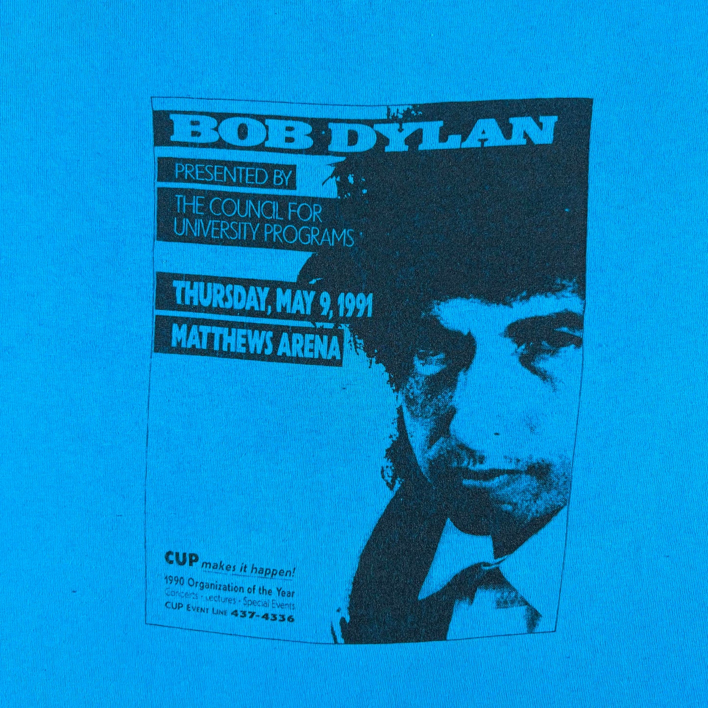 90s Bob Dylan at Boston University Tee- XL