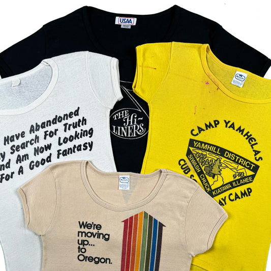 70s French Cut Baby Tees- SELECT TEE