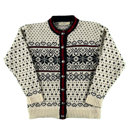 80s L.L. Bean Nordic Cardigan- S