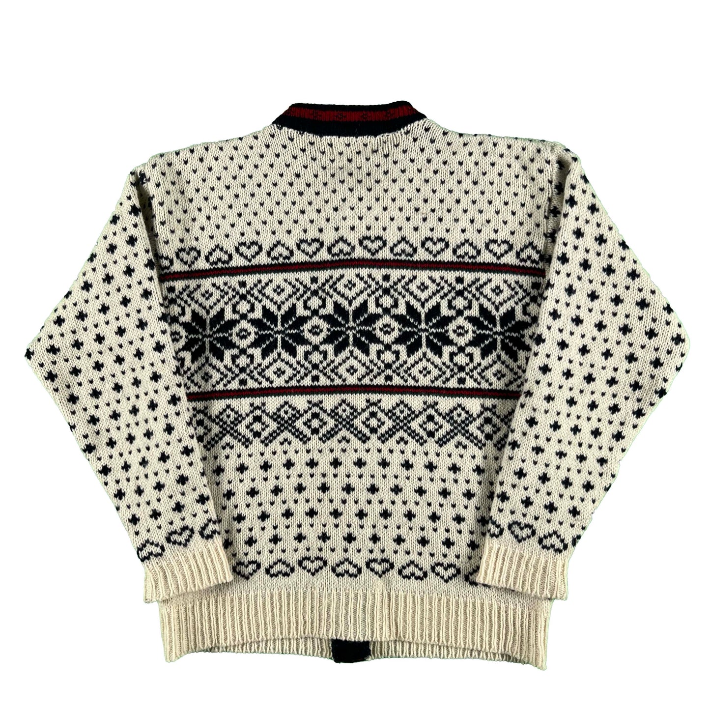 80s L.L. Bean Nordic Cardigan- S