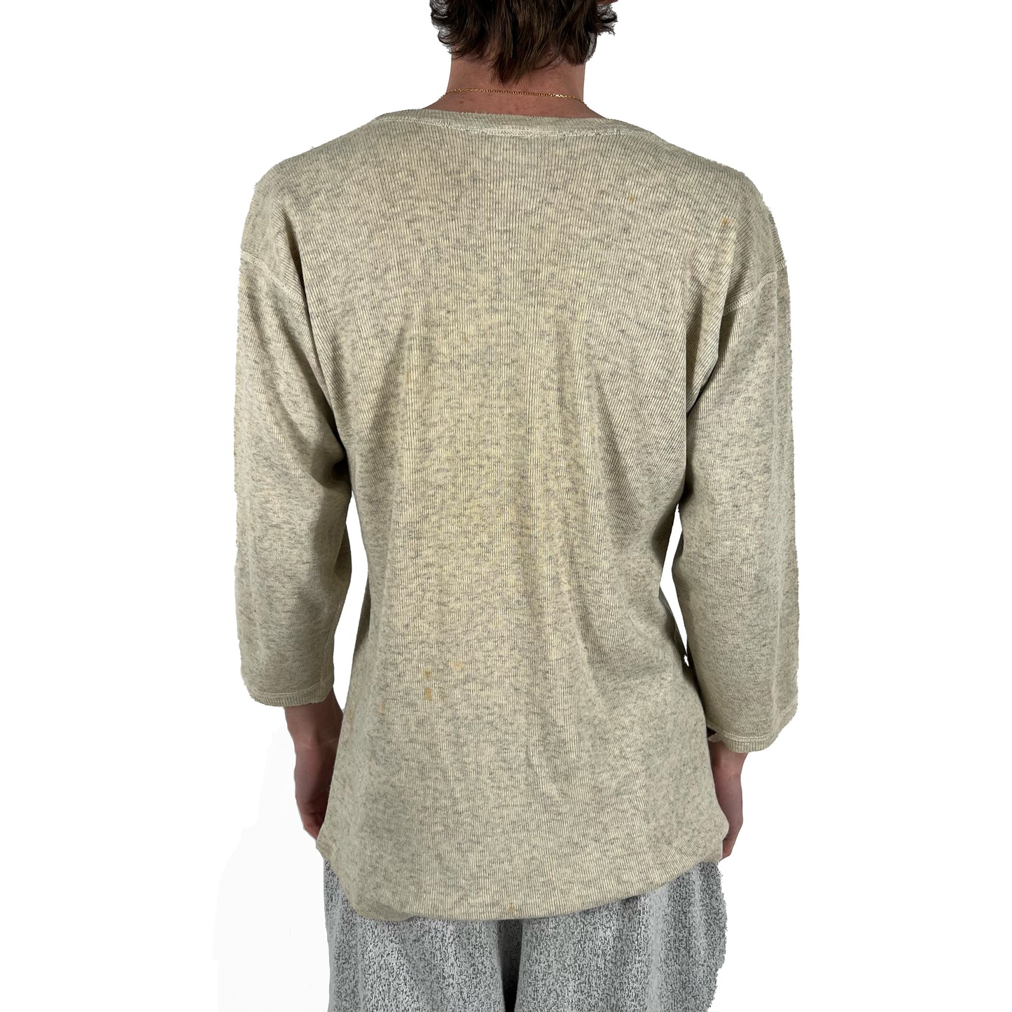 50s Brent Cotton/Wool Thermal- M